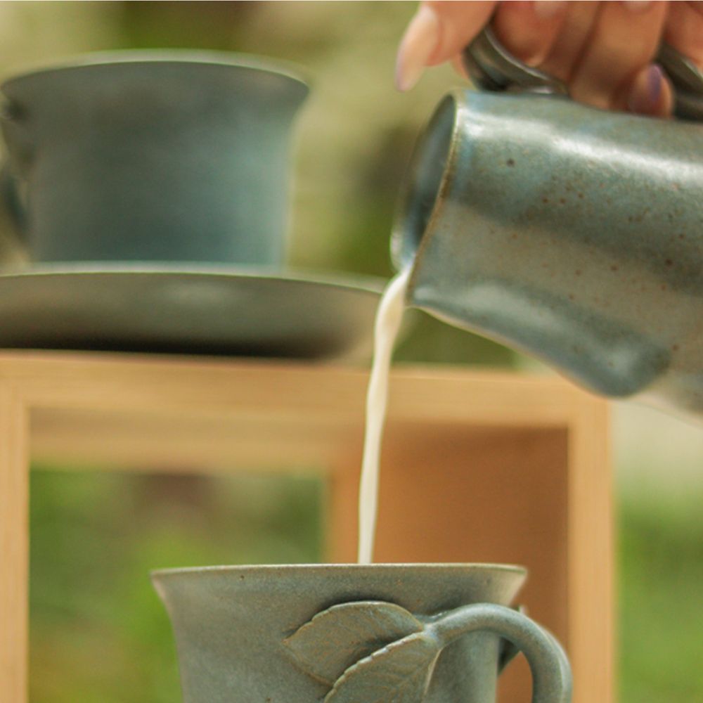 Inglês chá da tarde café único bule de chá de cerâmica conjunto um